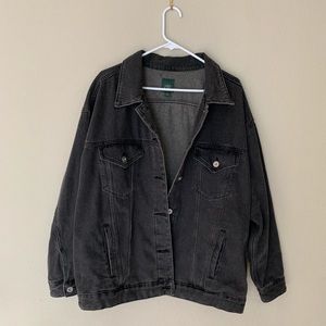 Charcoal Gray Trucker Jacker | Wild Fable XL